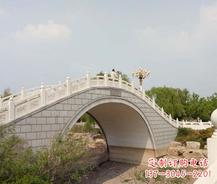 泸州园林景观大理石桥栏板石雕 (6)