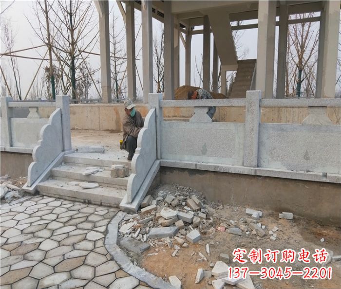 泸州园林景观大理石桥栏板石雕_2 (2)