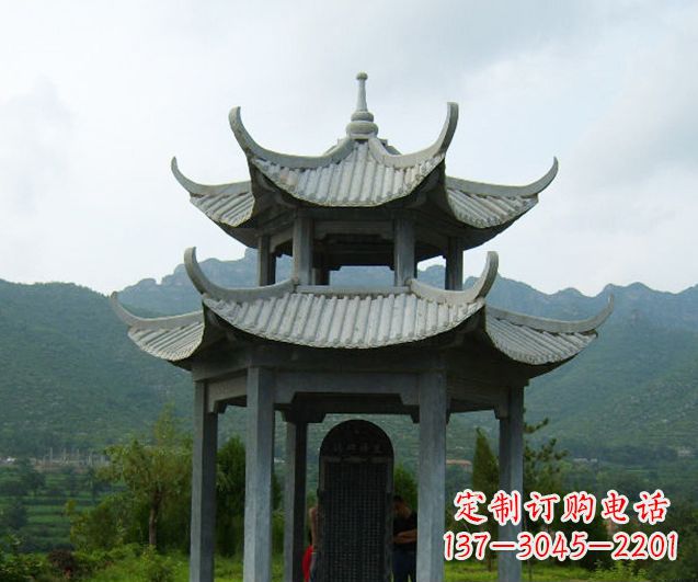 泸州园林景观仿古凉亭石雕