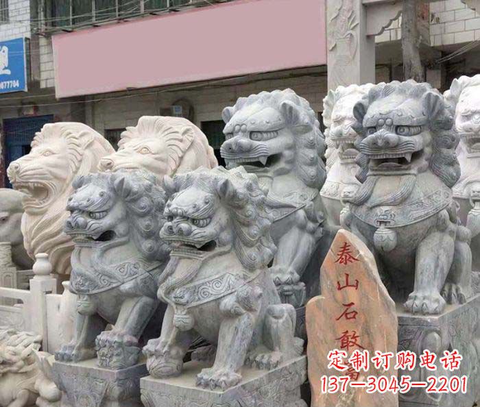 泸州园林景观仿古狮子石雕