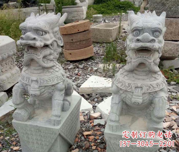 泸州园林景观仿古麒麟石雕