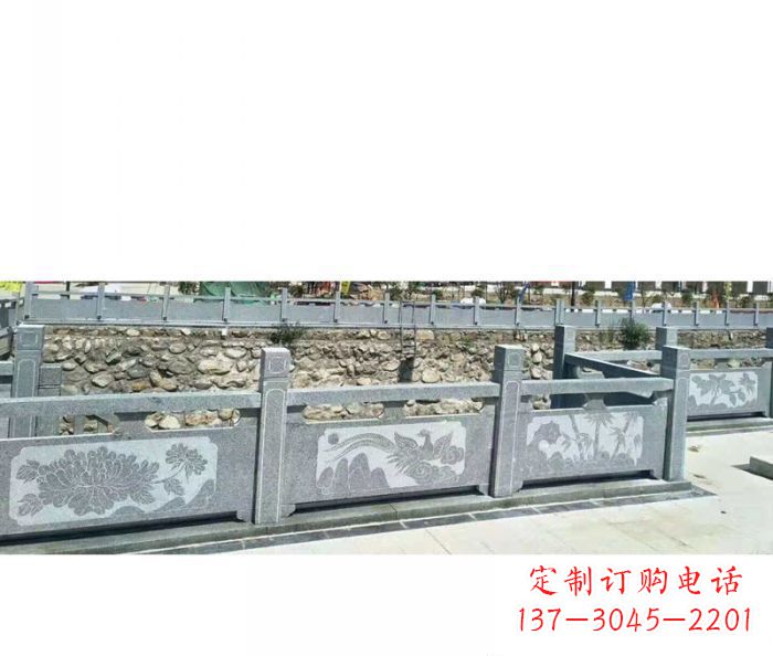 泸州园林景观仿古石雕栏板 (5)
