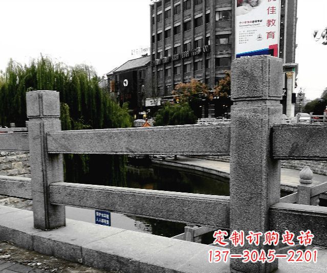 泸州园林景观仿古石雕栏板 (9)