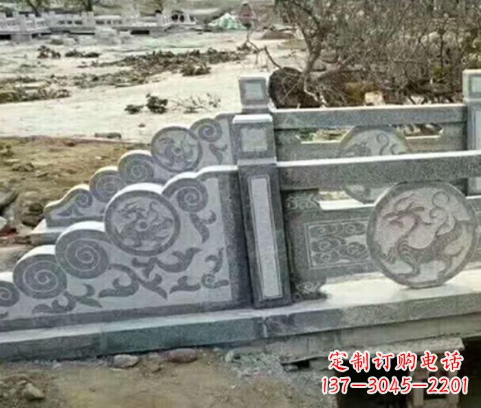 泸州园林景观仿古石雕栏板 (10)
