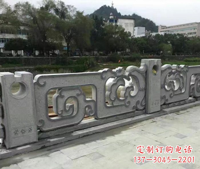 泸州园林景观仿古石雕栏板_1