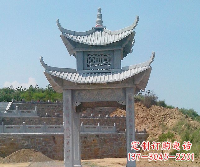 泸州园林景观仿古石雕凉亭