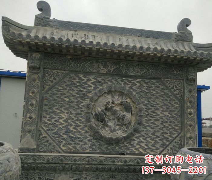 泸州园林景观仿古石雕影壁
