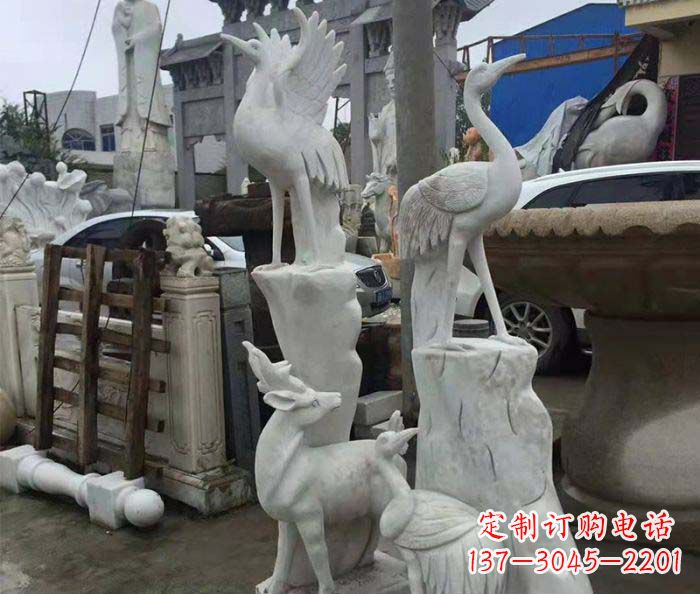 泸州园林景观仙鹤石雕