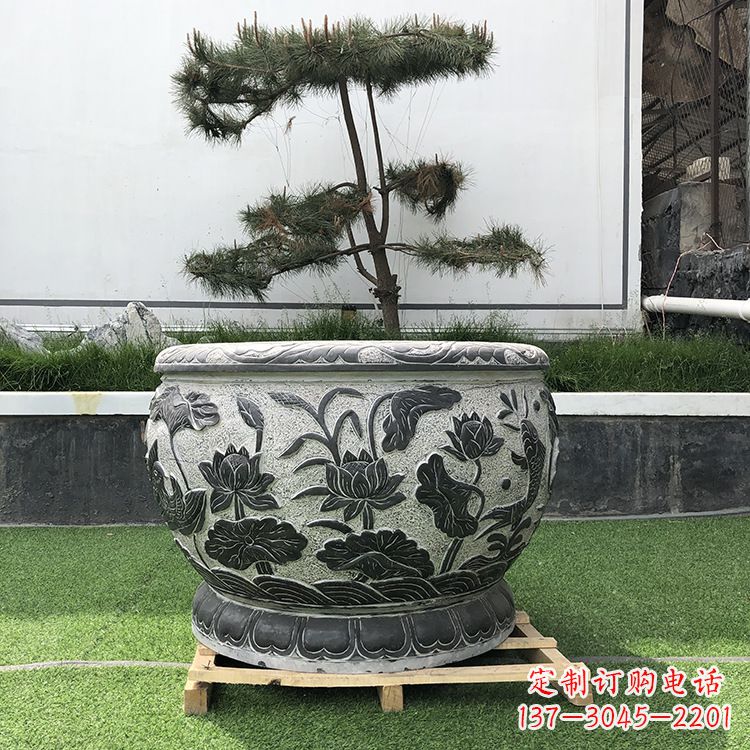 泸州园林石雕水缸