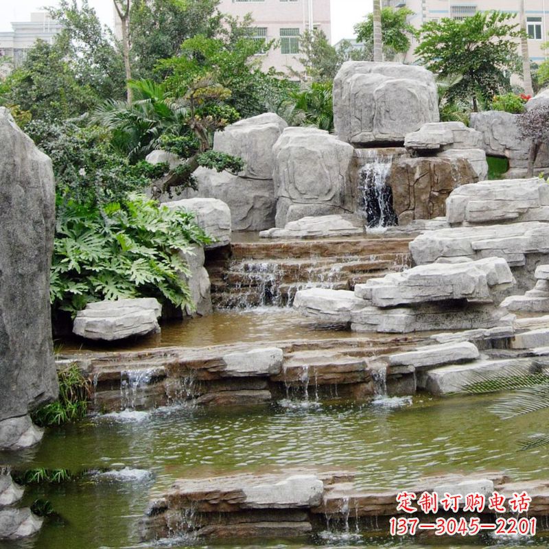 泸州园林石头假山流水