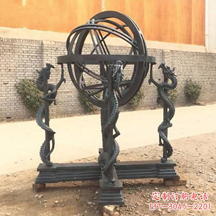 泸州张衡天体仪浑天仪雕塑摆件