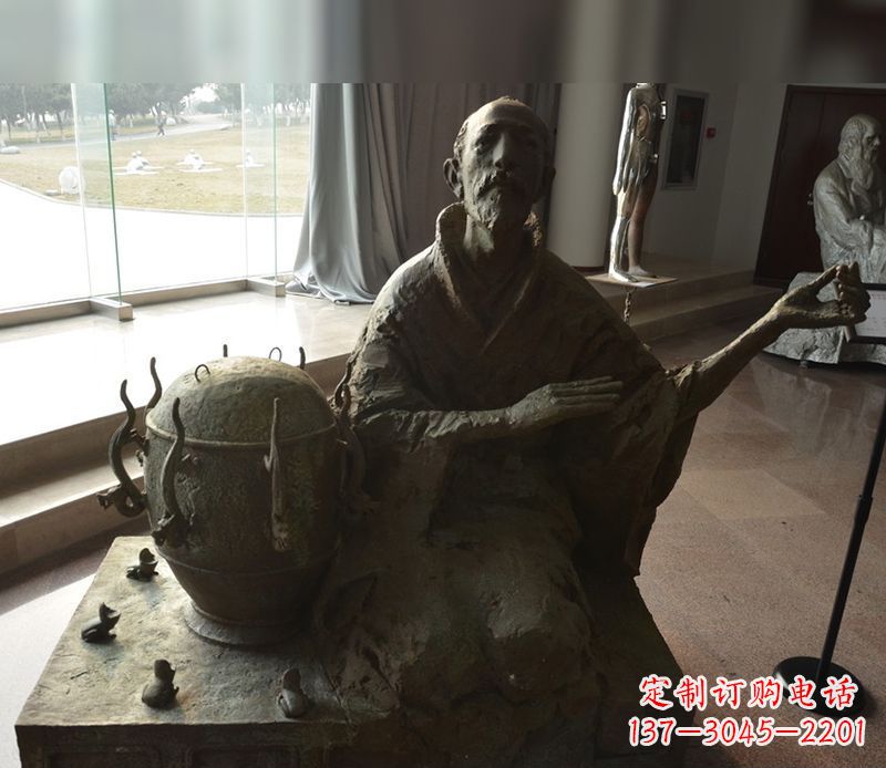 泸州张衡铜雕