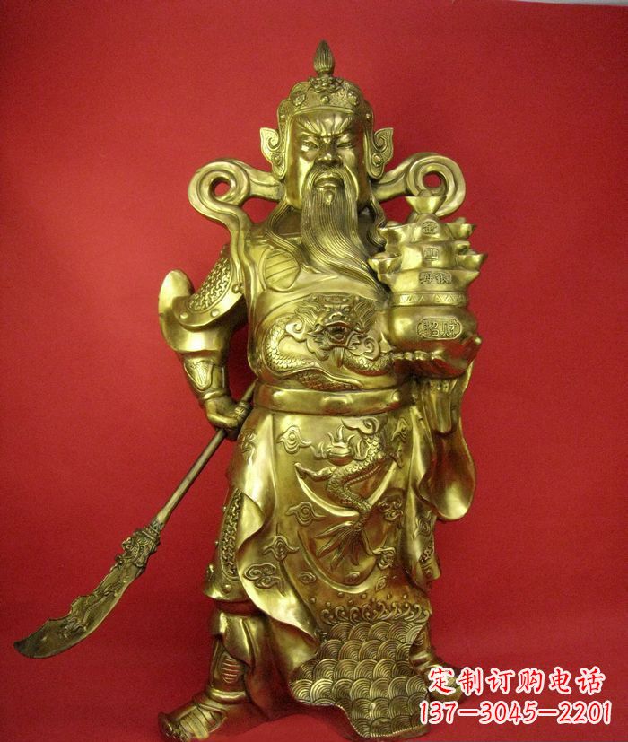 泸州招财关公铜雕