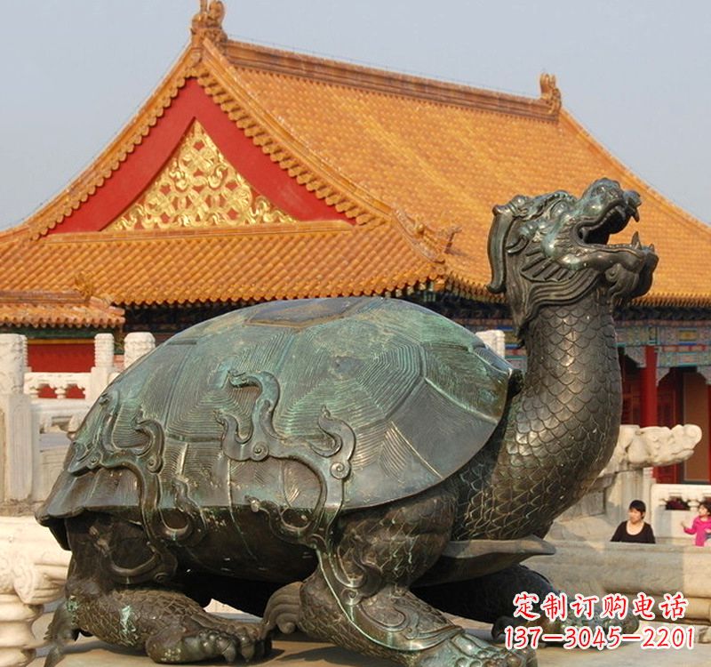 泸州招财龙龟铜雕塑