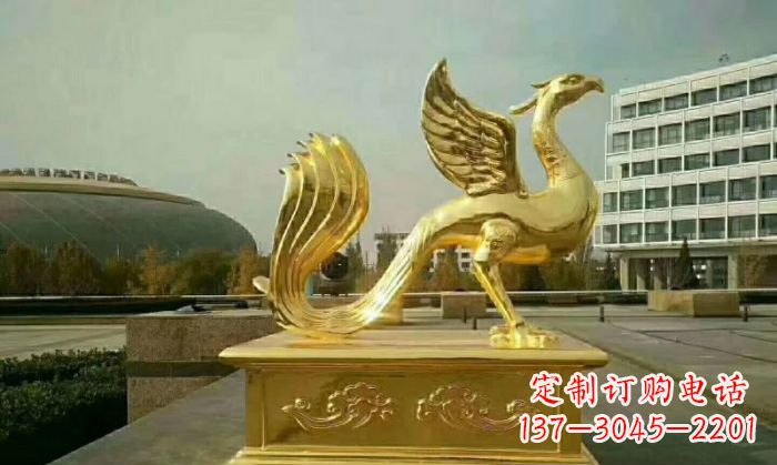 泸州朱雀铜雕