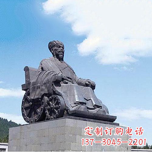 泸州诸葛亮雕像-三国著名人物历史名人雕塑