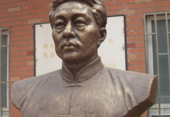 泸州徐悲鸿胸像铜雕 