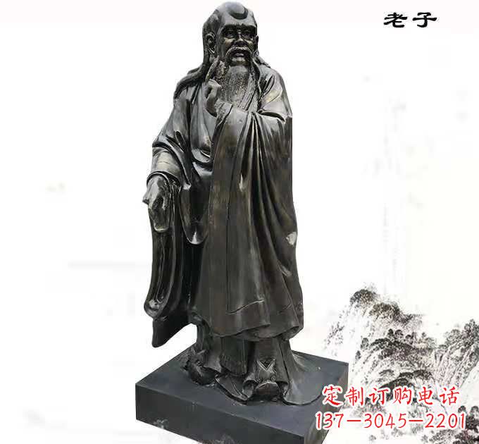 泸州铸铜老子雕塑