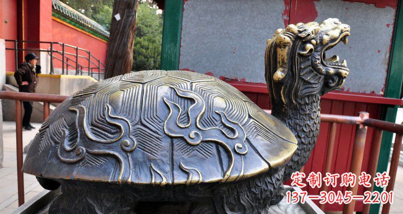 泸州铸铜龙龟神兽铜雕