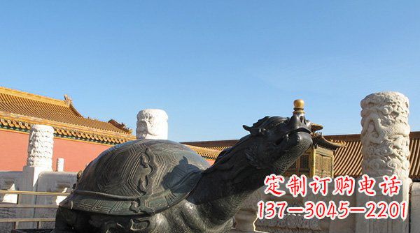 泸州铸铜龙龟寺庙神兽铜雕