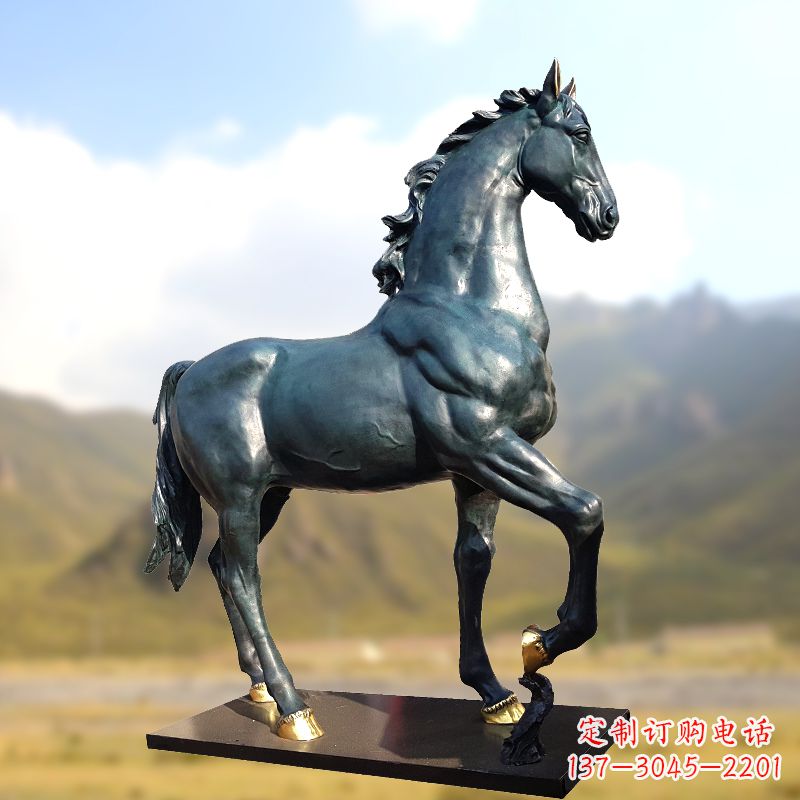 泸州铸铜马铜雕塑