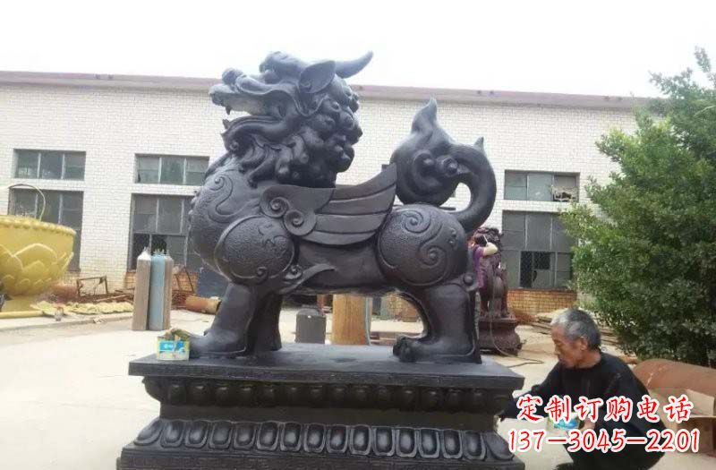 泸州铸铜门口貔貅雕塑