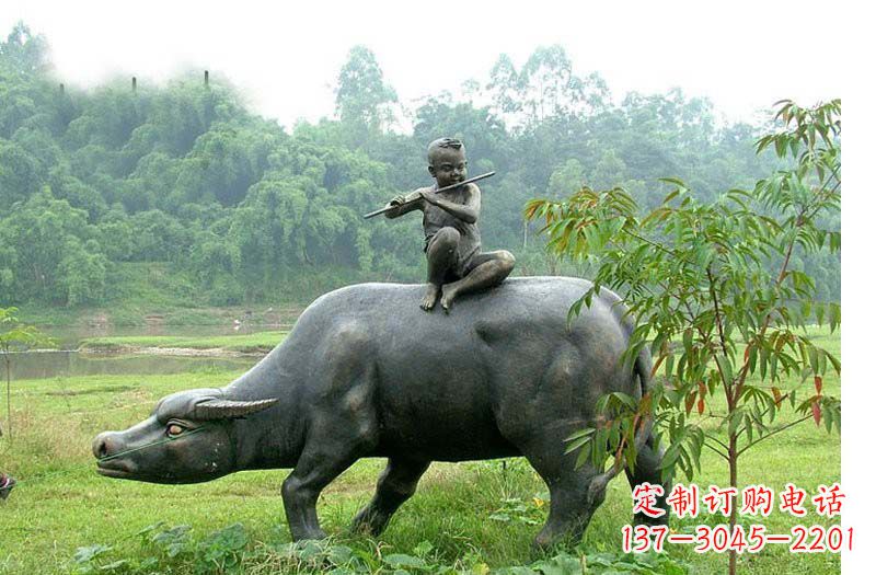 泸州铸铜牧童牛