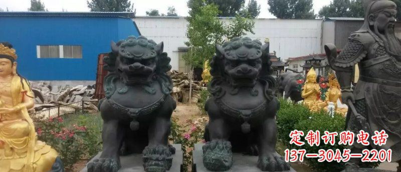 泸州铸铜狮子看门狮子铜雕
