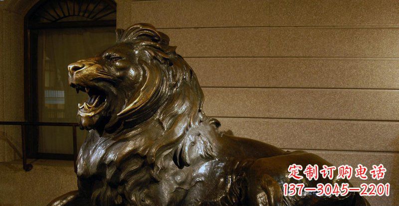 泸州铸铜狮子铜雕 (2)