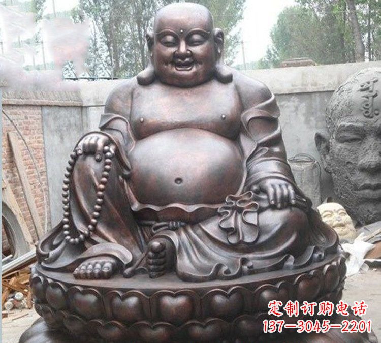 泸州宗教庙宇弥勒佛铜雕222