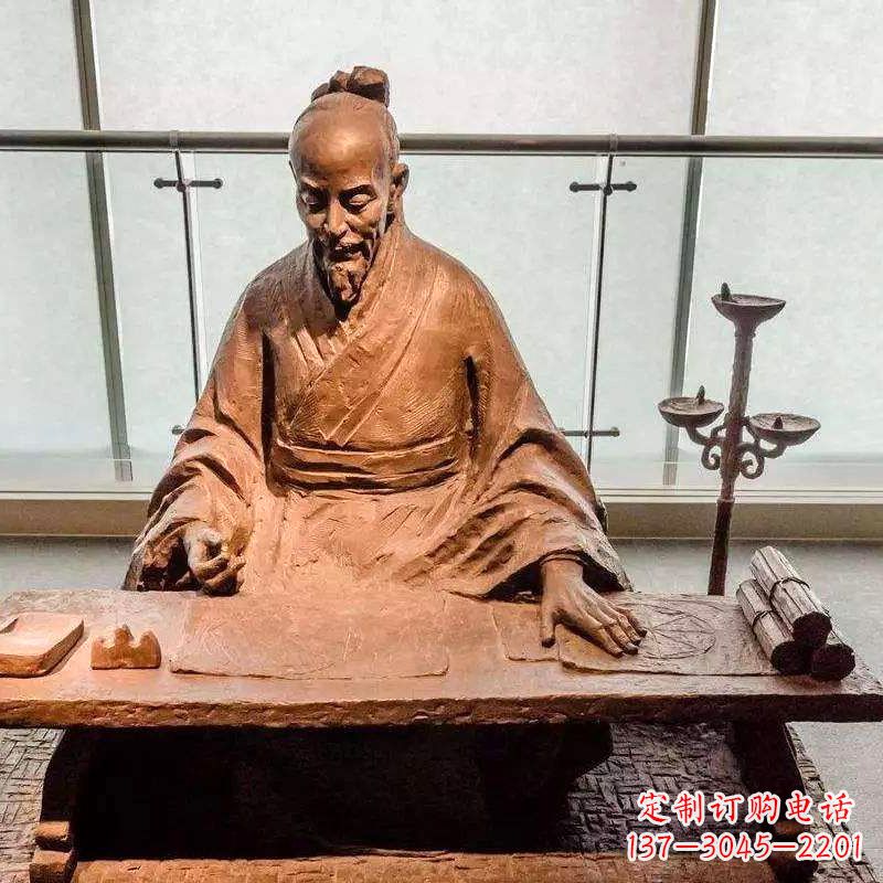 泸州祖冲之圆周率情景小品雕塑-中国古代数学家著名历史人物