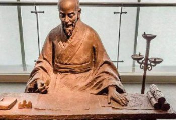 泸州祖冲之圆周率情景小品雕塑-中国古代数学家著名历史人物